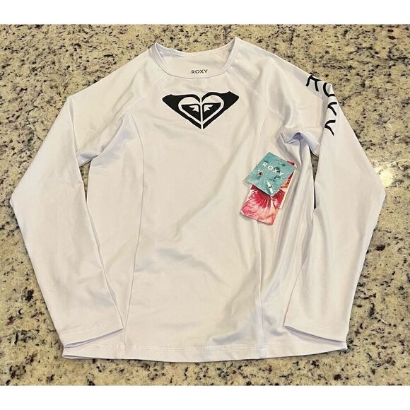 Roxy Girl Standard Whole Hearted Long Sleeve UPF 50 Rashguard - Picture 3 of 6
